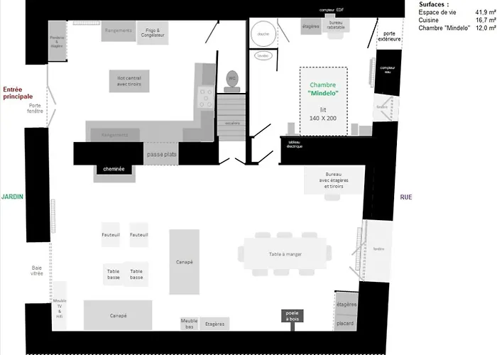 La Maison De La Venise Verte - 4 Chambres, Jardin Semesterbostad Le Mazeau